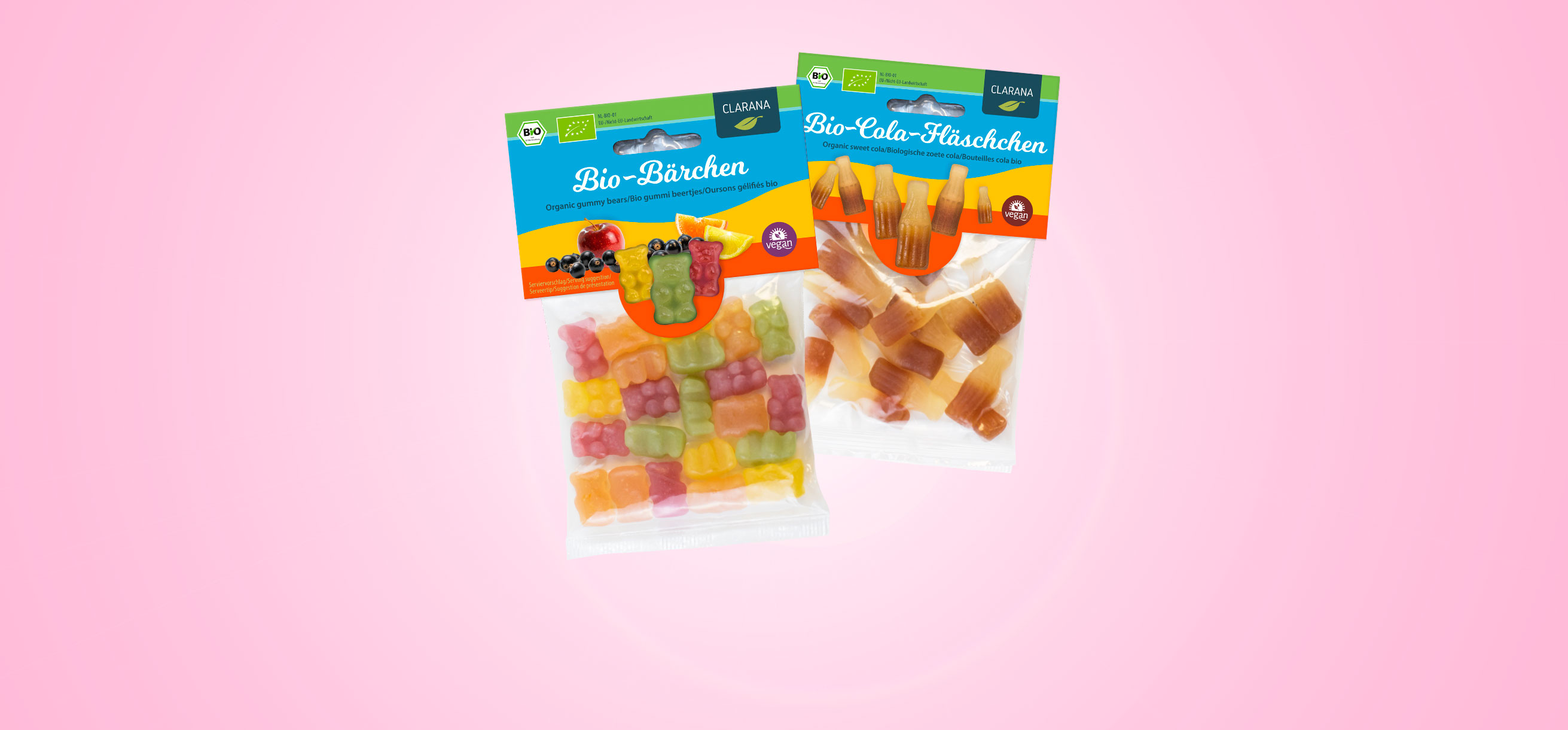Clarana veganes Fruchtgummi wie Gummibärchen
