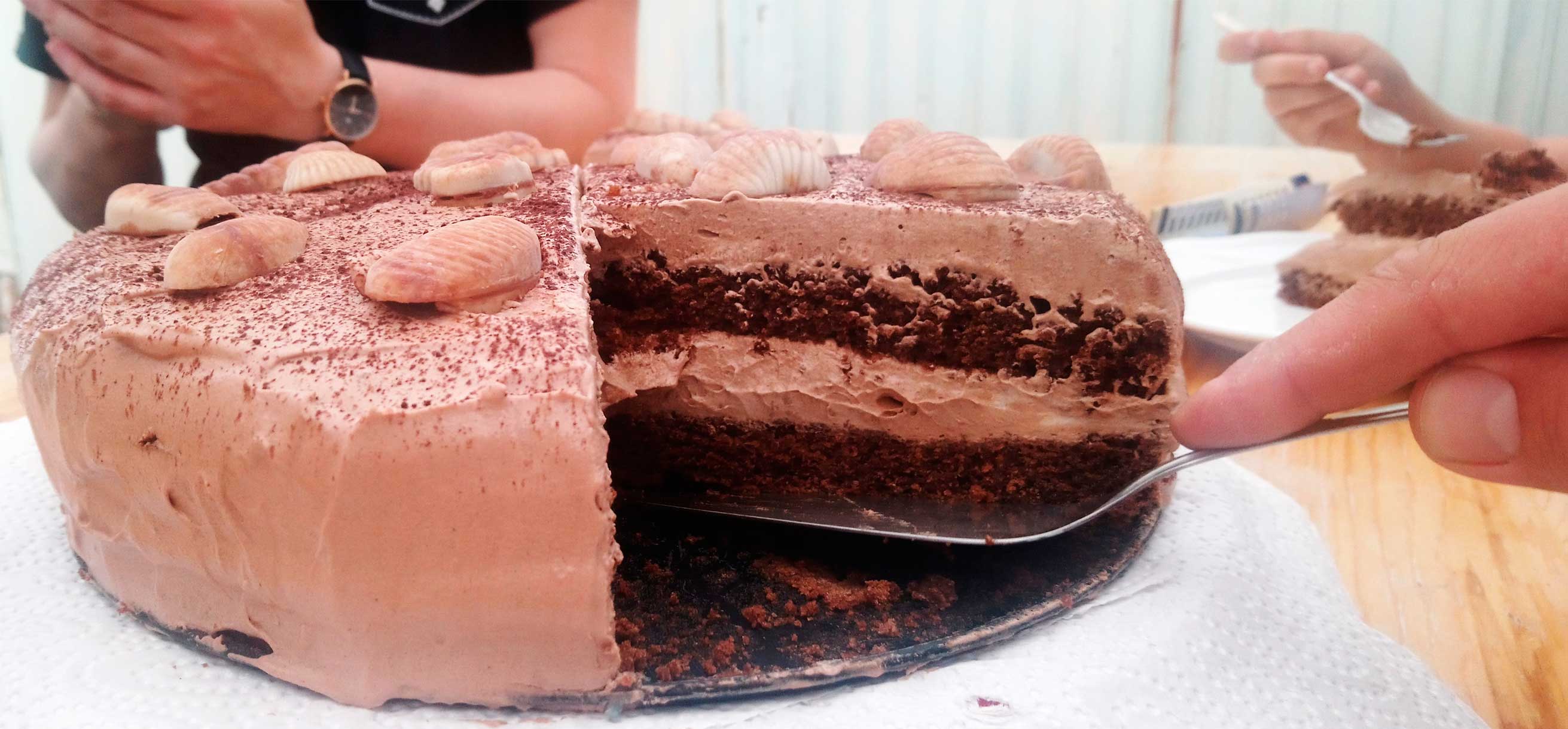 Rezept für vegane Torte mit Clarana Meeresfrüchten
