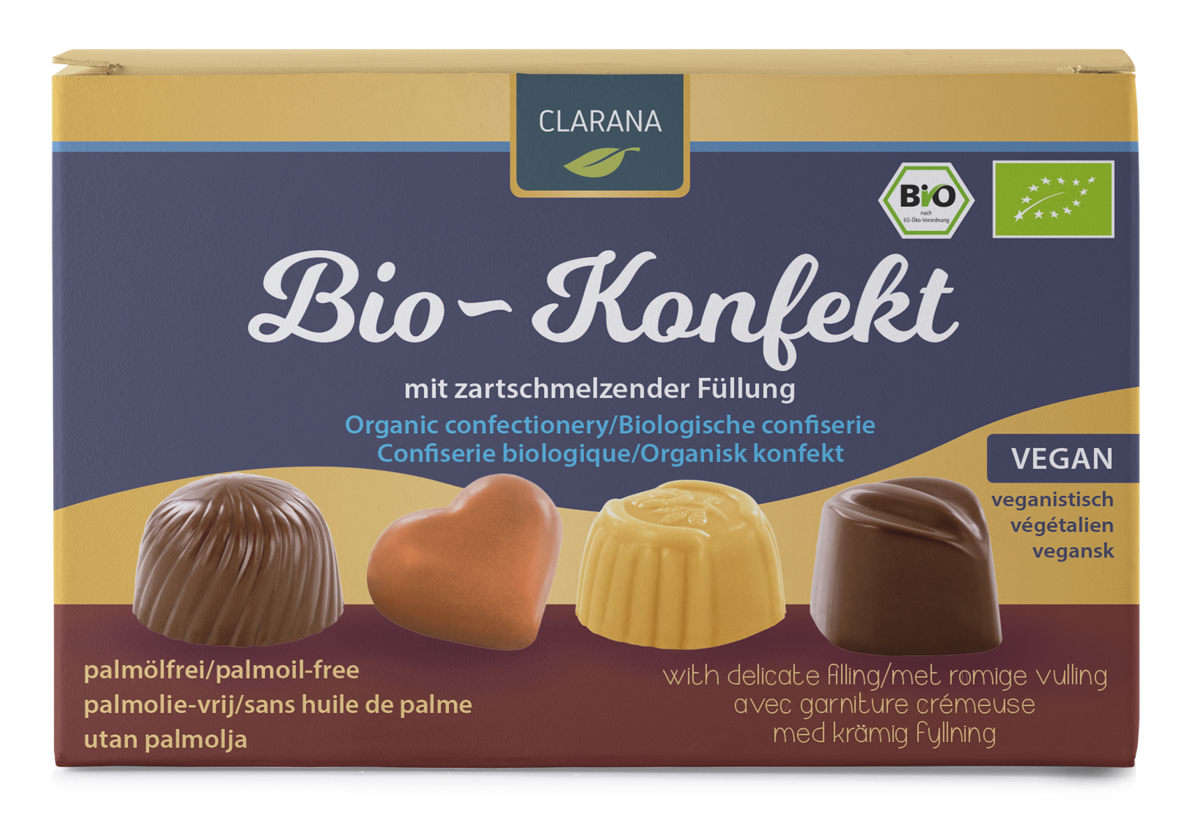 Organic Confectionery with Smooth and Creamy Filling