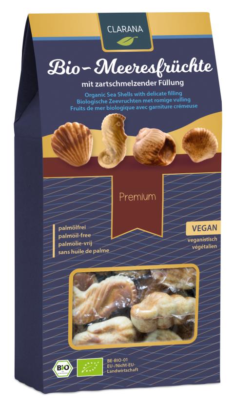 Organic Seashells with Smooth and Creamy Filling