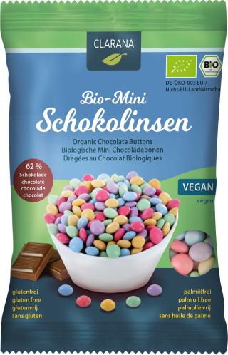 Bio-Mini Schokolinsen; 75 g
